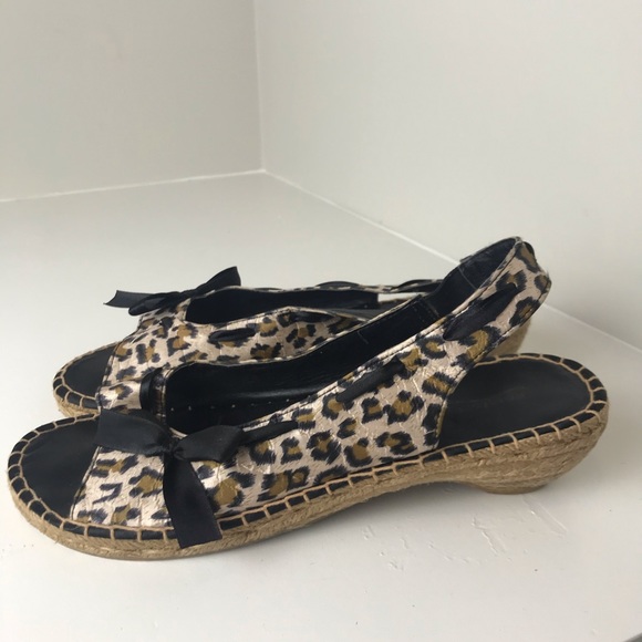 ComfortView Animal Print Espadrille Sandals - Picture 4 of 4